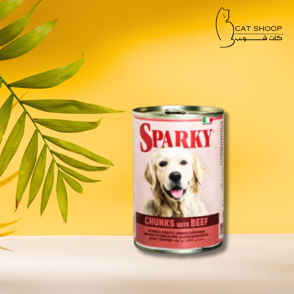 طعام معلب للكلاب البقري